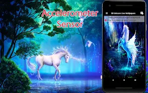 Unicorn Live Wallpapers Captura de tela 1