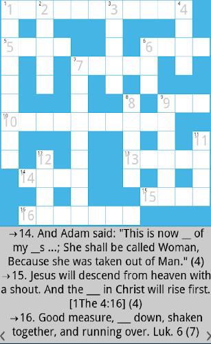 Bible Crossword Schermafbeelding 0