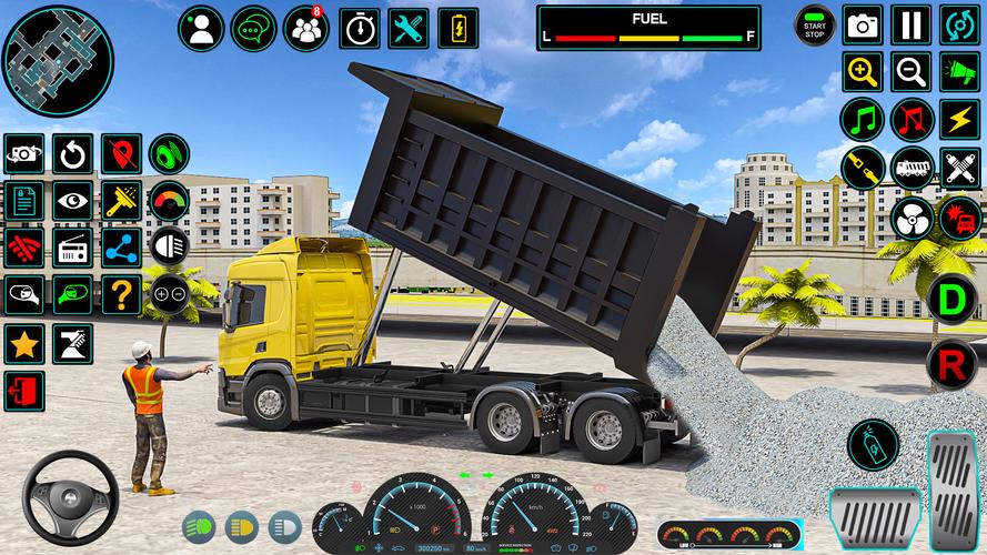 Car Transport Truck Driver 3D Captura de pantalla 1