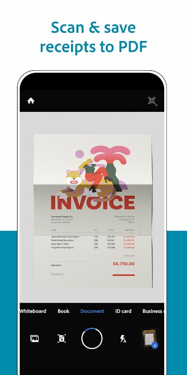 Adobe Scan: PDF Scanner, OCR Capture d'écran 2