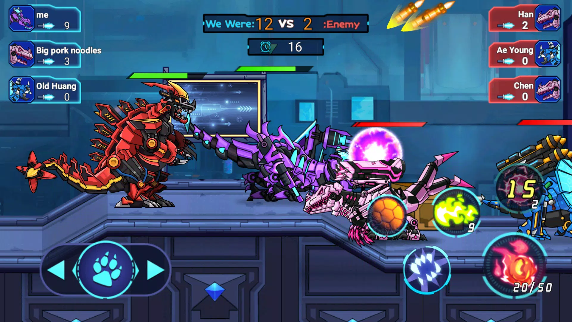 Mech Dinosaur War 螢幕截圖 3