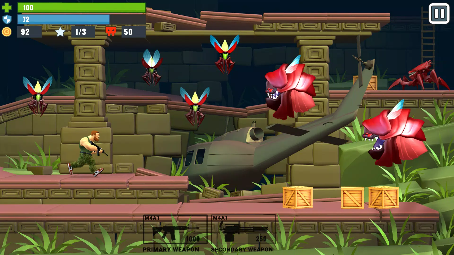 Metal Brother. 2D Offline Game Capture d'écran 3
