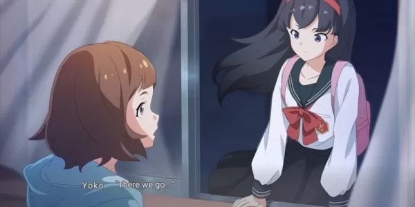 Une photo de quatre personnes sur un bateau dans un style animesque quintessentiellement.