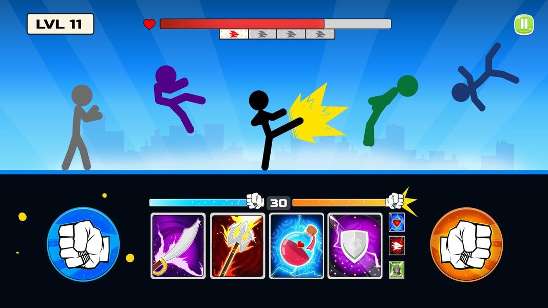 Stickman Fighter Mega Brawl 螢幕截圖 0