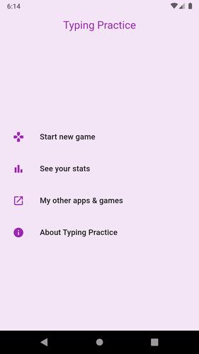 Typing Practice 螢幕截圖 0