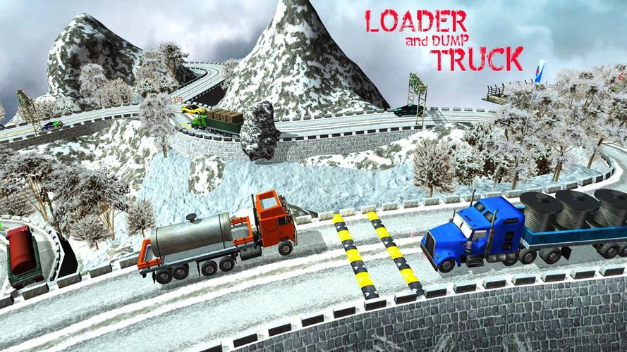 Truck Driving Uphill Simulator 螢幕截圖 1
