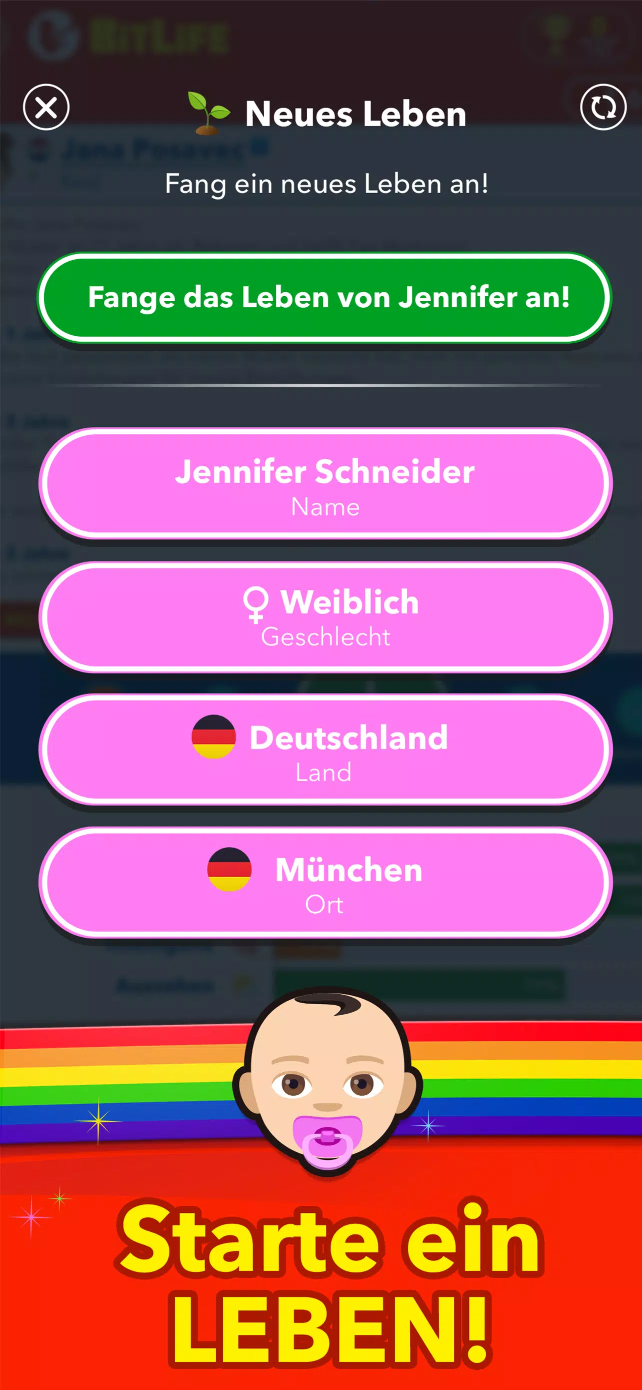 Schermata BitLife DE - Lebenssimulation 0