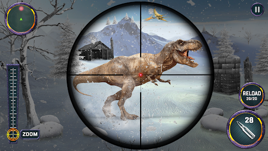 Dino Hunter Sniper 3d: Dinosaur Free FPS Shooting Capture d'écran 0