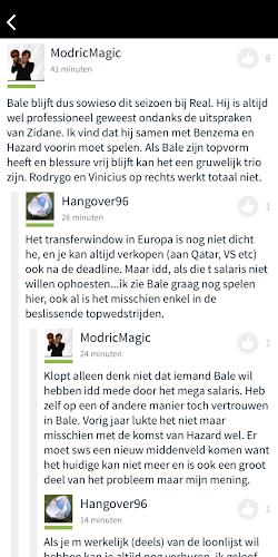 Voetbalzone 螢幕截圖 2