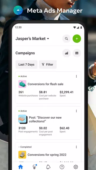 Meta Ads Manager ภาพหน้าจอ 0