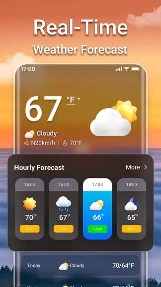 Schermata Weather Forecast & Live Radar 0