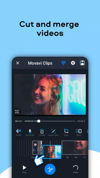 Schermata Movavi Clips - Video Editor 2