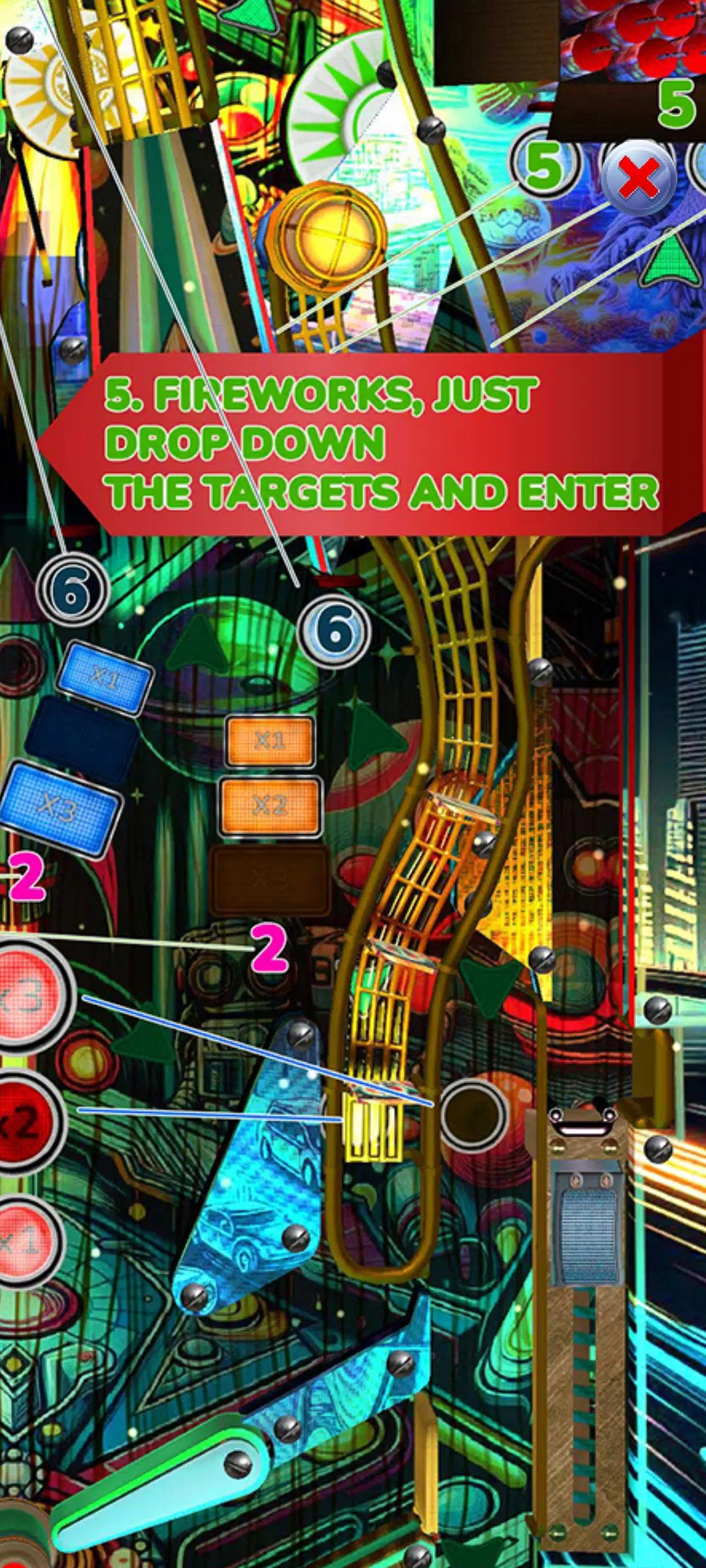 Pinball Neon 螢幕截圖 2