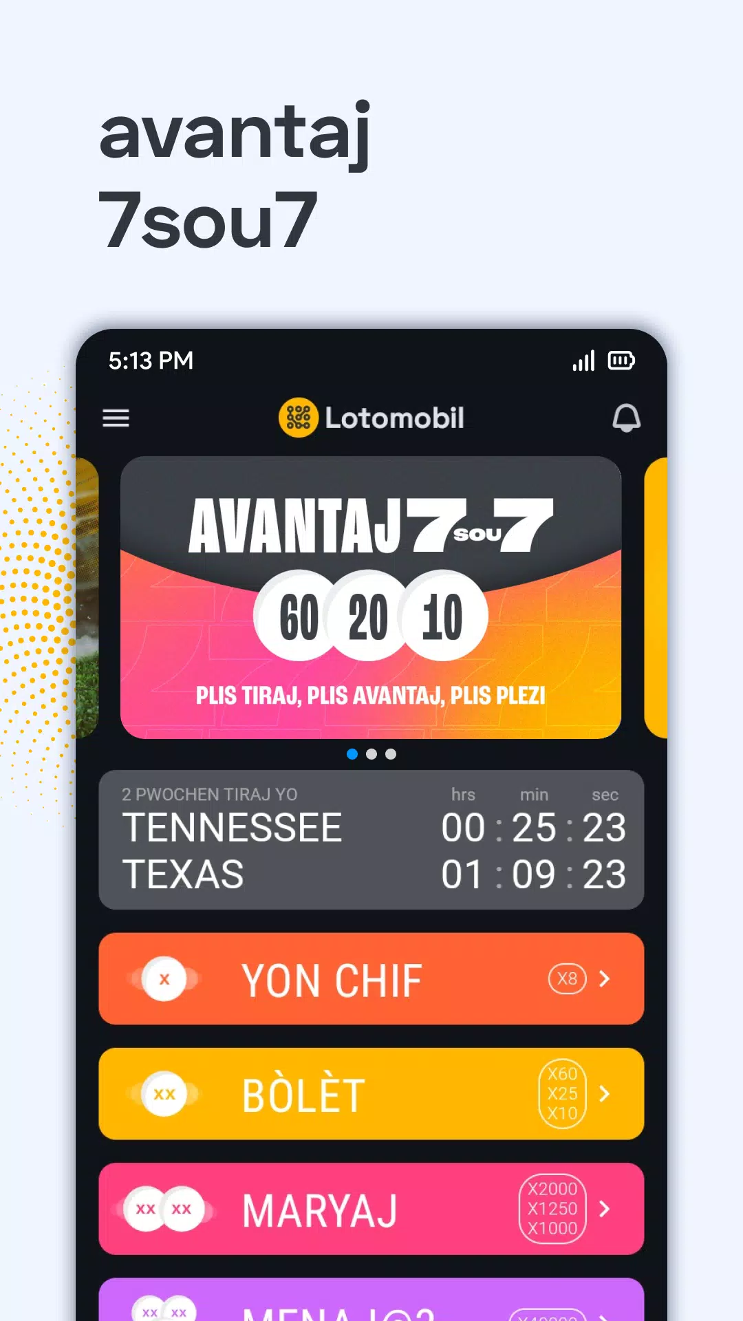 Lotomobil Sports & Bolet 螢幕截圖 1