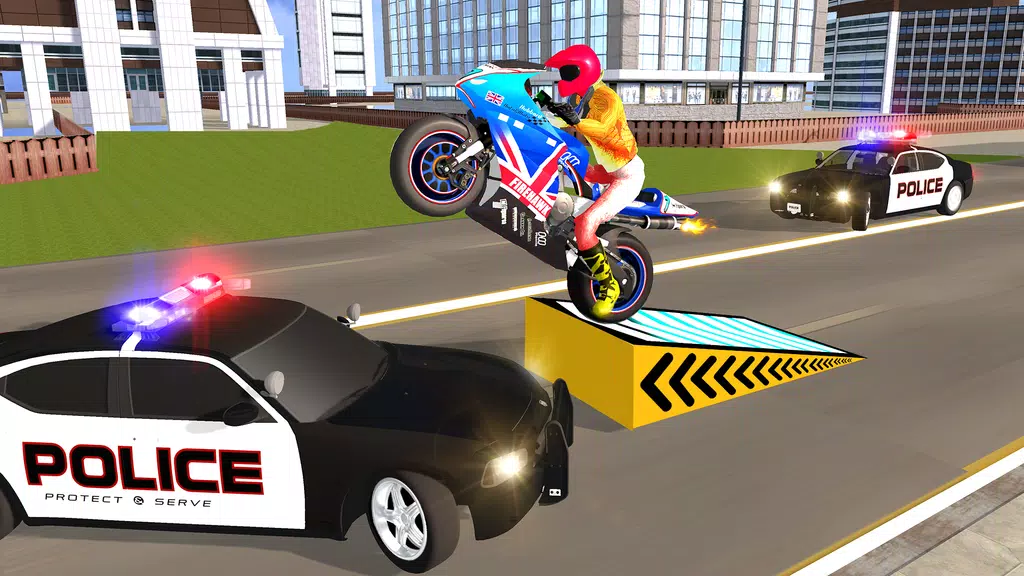 Police Car Vs Theft Bike 螢幕截圖 2