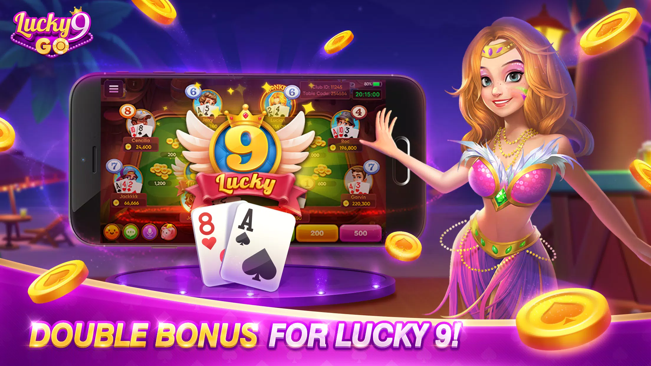 Lucky 9 Go 螢幕截圖 3