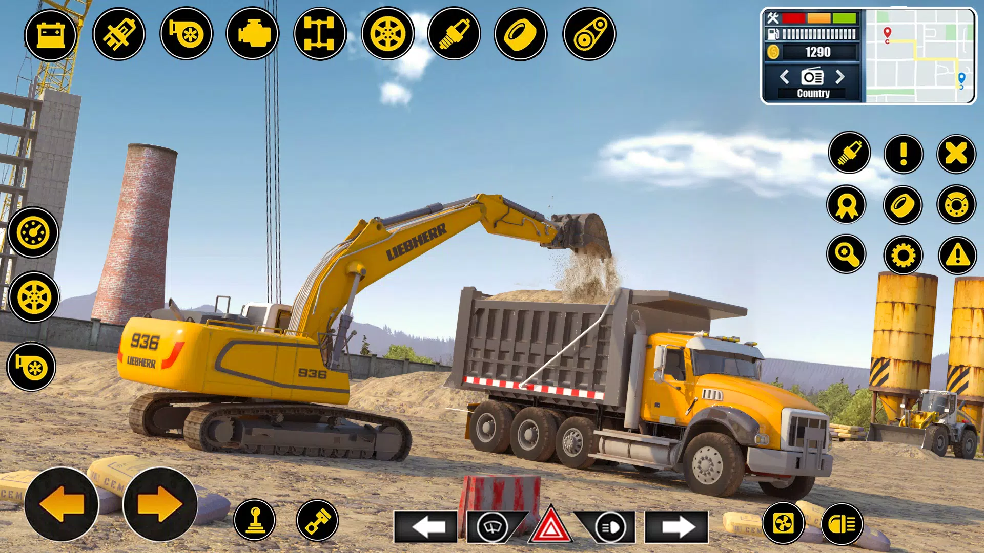 3D City Road Construction Game Capture d'écran 0
