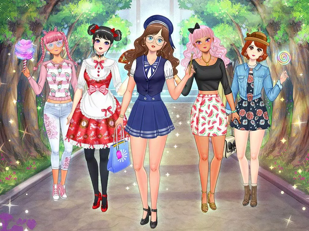 High School Anime Dress Up Ảnh chụp màn hình 0