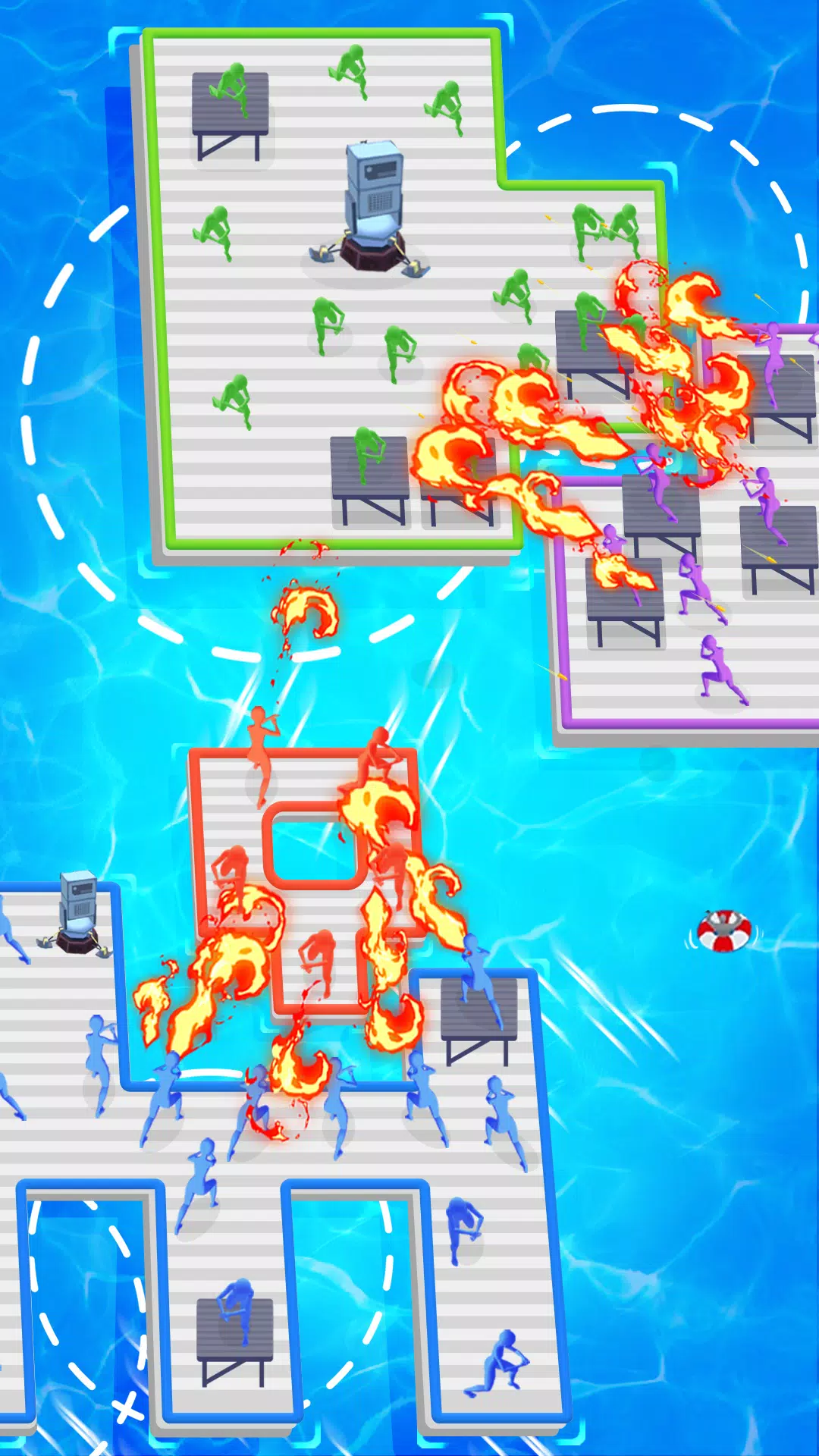 Raft Defense: Crazy Sea Battle 螢幕截圖 3