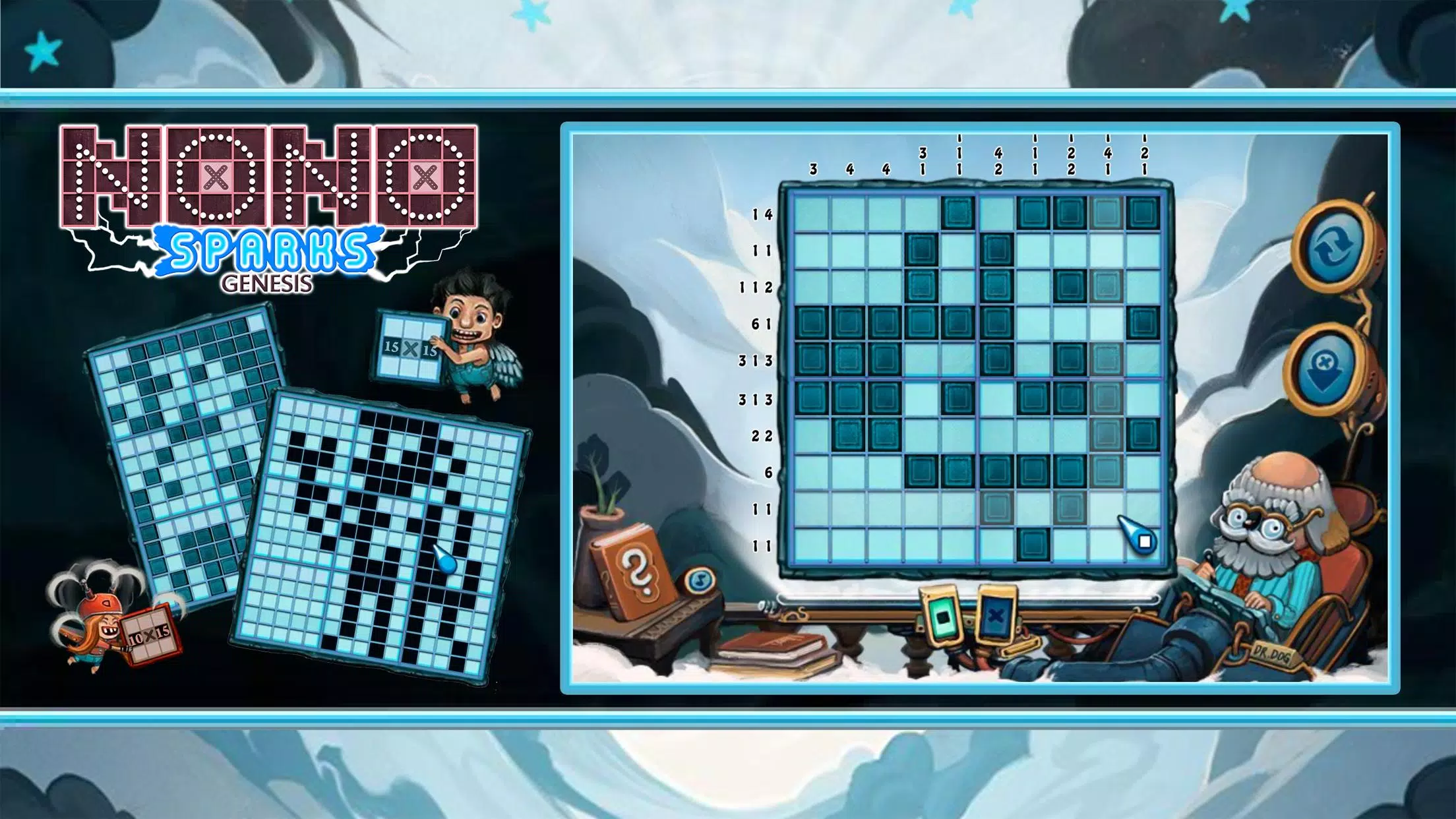 NoNoSparks: Genesis - Picross 螢幕截圖 1