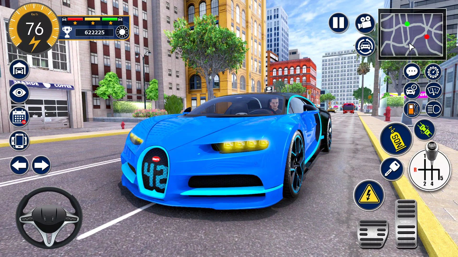 Bugatti Game Car Simulator 3D 螢幕截圖 0
