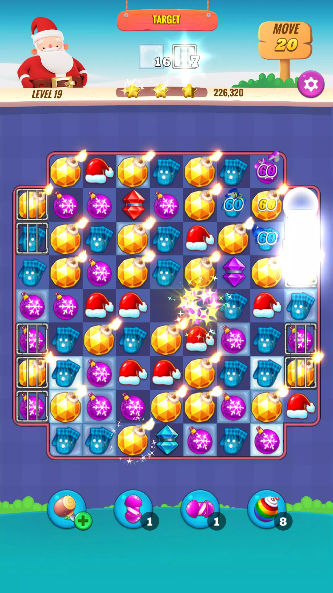 Christmas NewYear Match Game 螢幕截圖 1
