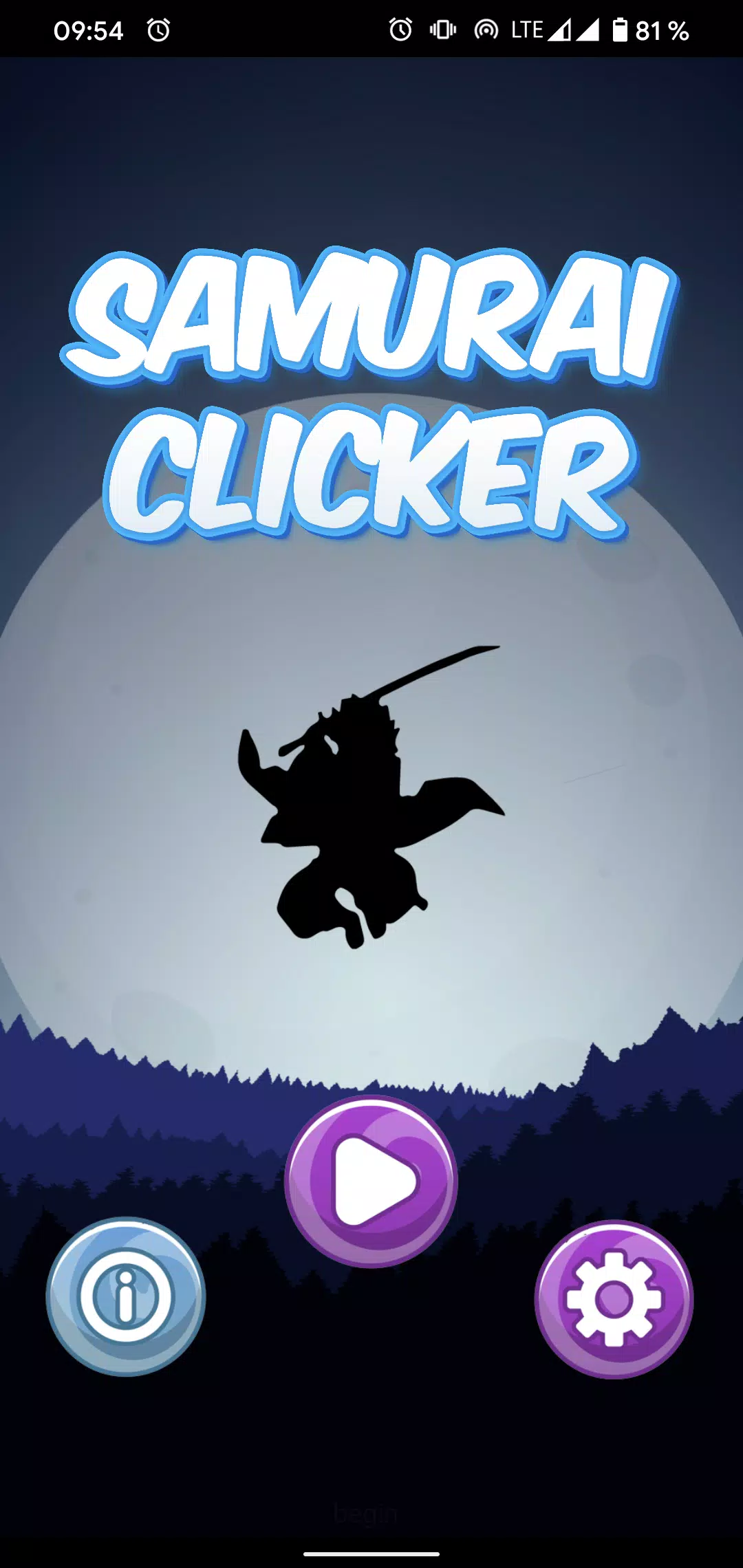 Samurai Clicker 螢幕截圖 0