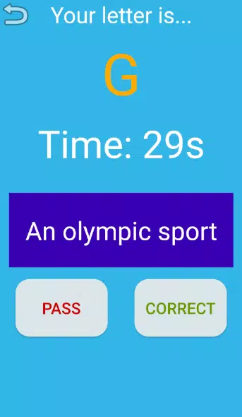 One Letter Quiz 螢幕截圖 1