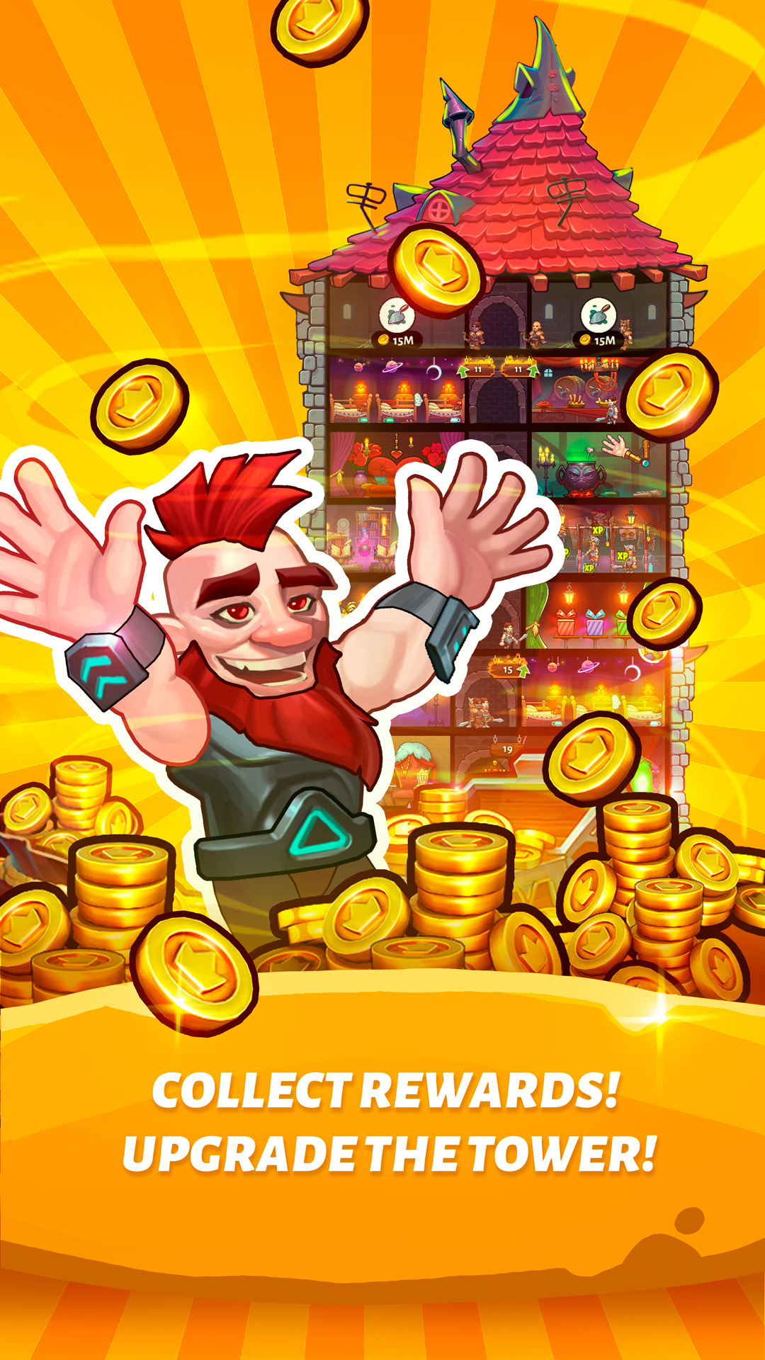 Idle Magic Tower: Heroes スクリーンショット 1
