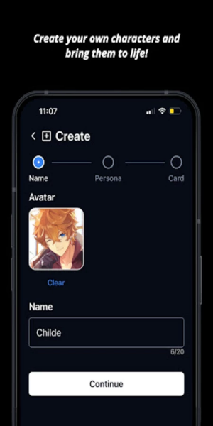 Charstar: AI Character Chat 螢幕截圖 1