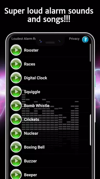 Loudest Alarm Ringtones 螢幕截圖 0