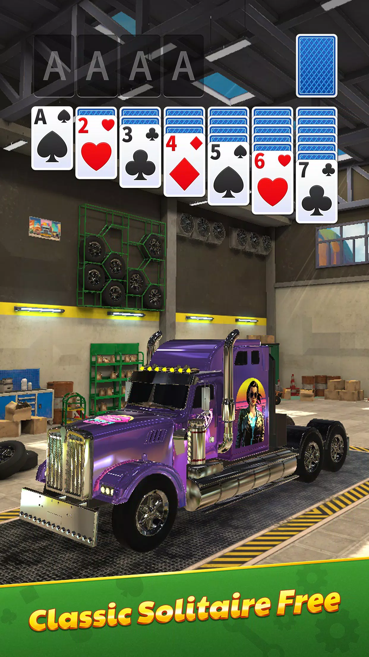 Solitaire Truck 螢幕截圖 3