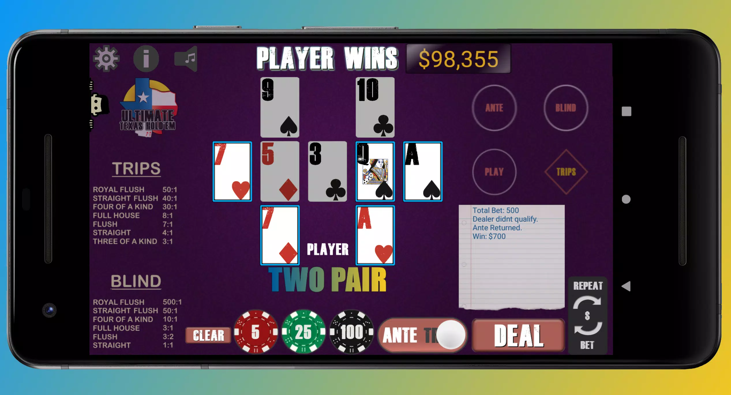 Texas Ultimate Holdem スクリーンショット 2