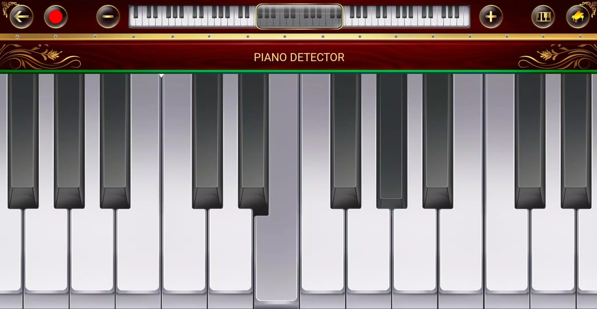 Piano Detector ဖန်သားပြင်ဓာတ်ပုံ 1