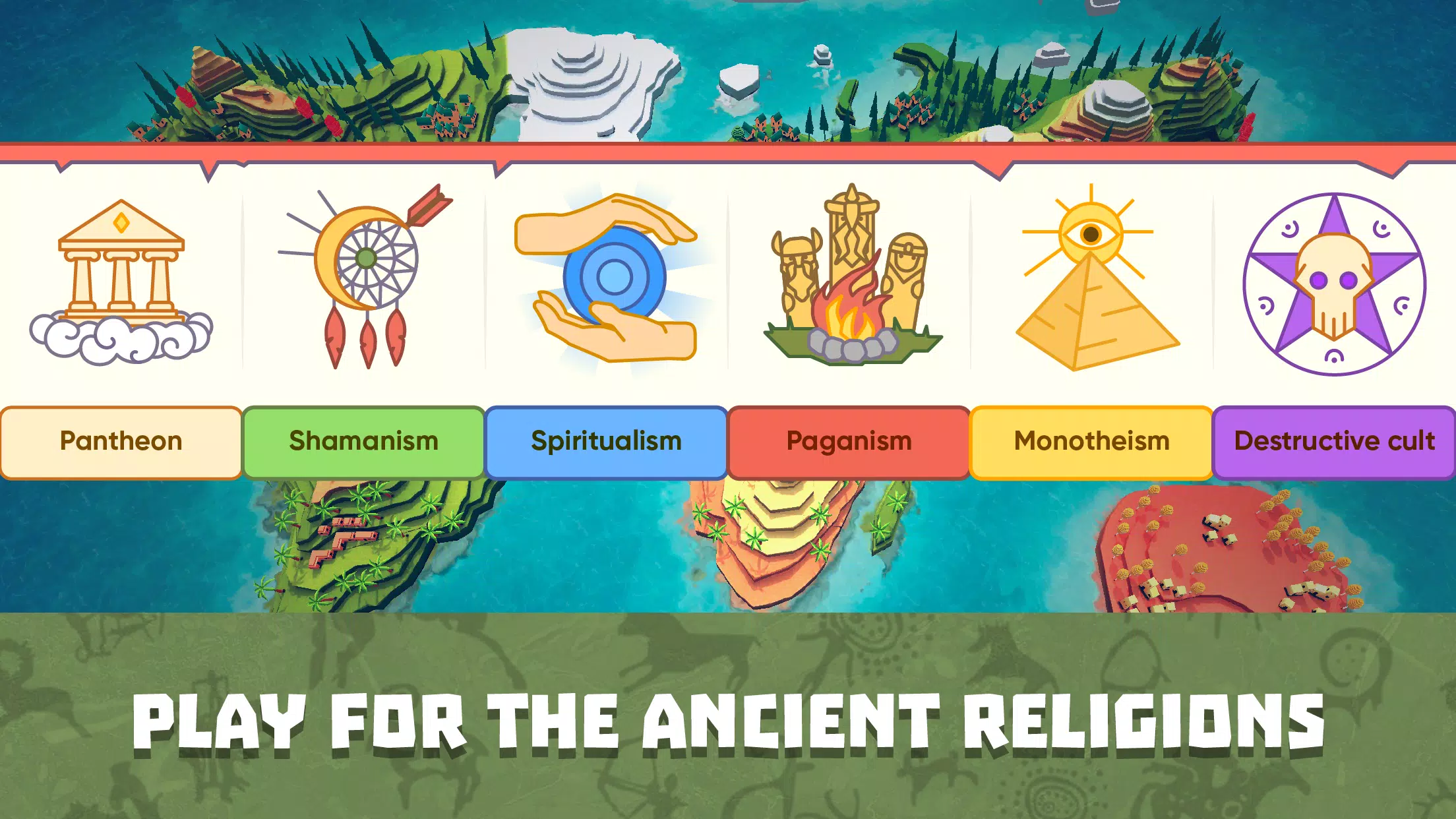 Religion Inc. The game god sim ဖန်သားပြင်ဓာတ်ပုံ 0