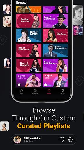 Bajao: 1 Million+ Audio and Video Songs 螢幕截圖 2