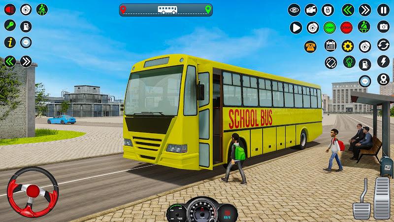 School Bus Driving Games 3D 螢幕截圖 3
