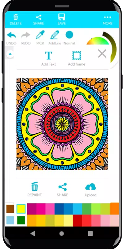Coloring Mandala 螢幕截圖 3