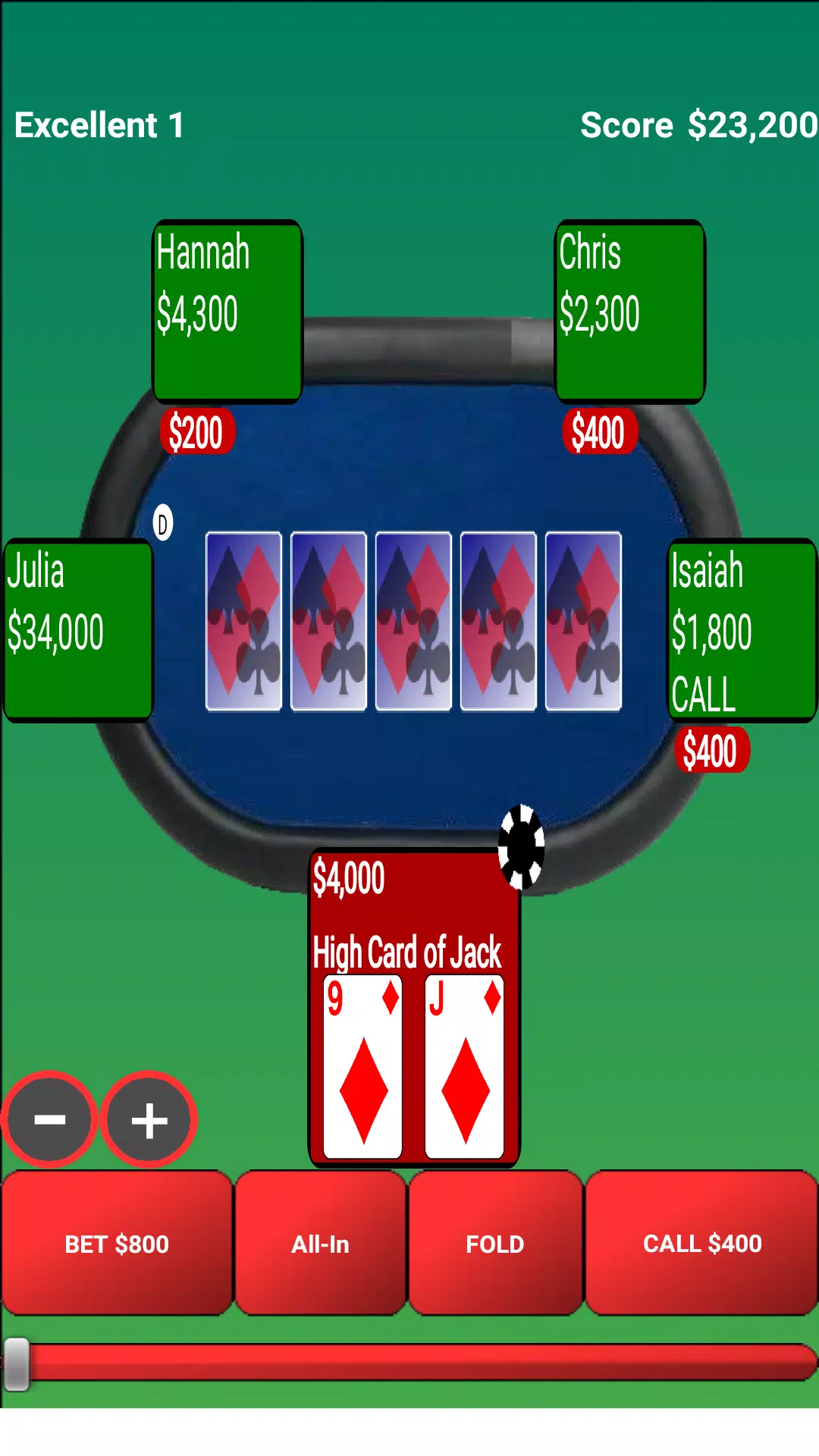 Texas Hold'em Poker 螢幕截圖 2