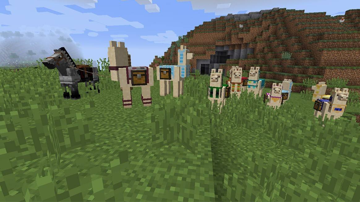 Llamas à Minecraft
