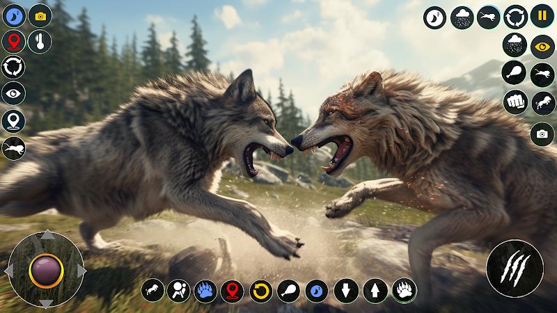 Wolf Simulator: Wild Wolf Game 螢幕截圖 1