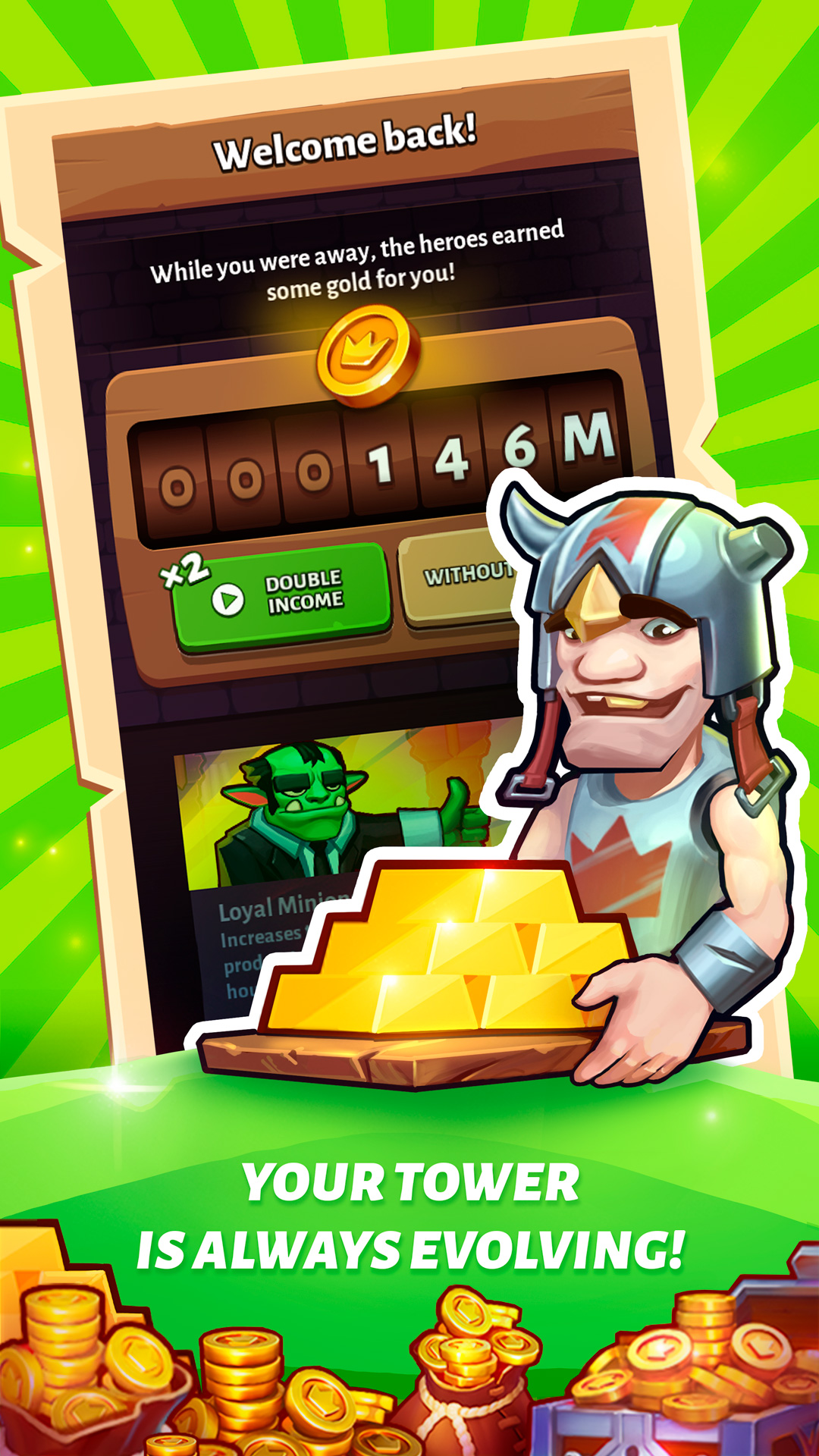 Idle Magic Tower: Heroes スクリーンショット 3