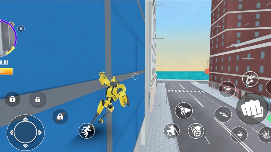 IRON NINJA Robot Adventures Скриншот 0