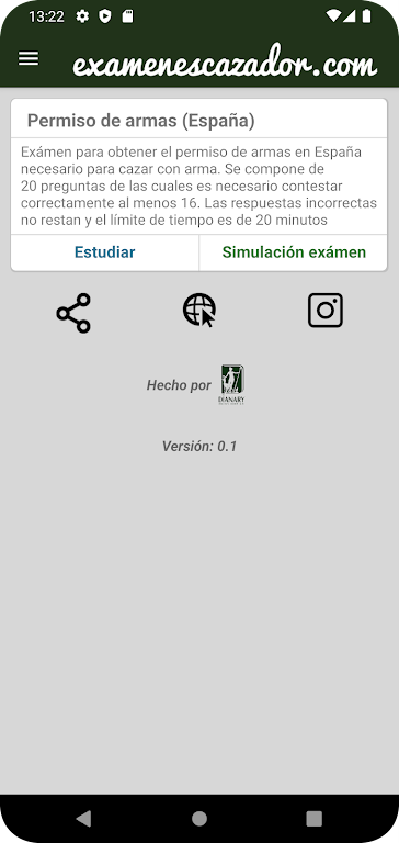 ExamenesCazador.com Schermafbeelding 0