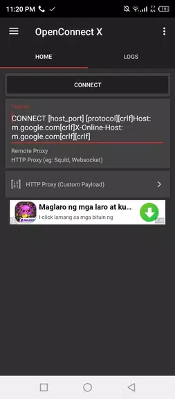 OpenConnect X for Android Tangkapan skrin 0