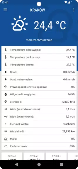 Meteo ICM — weather forecast Скриншот 1
