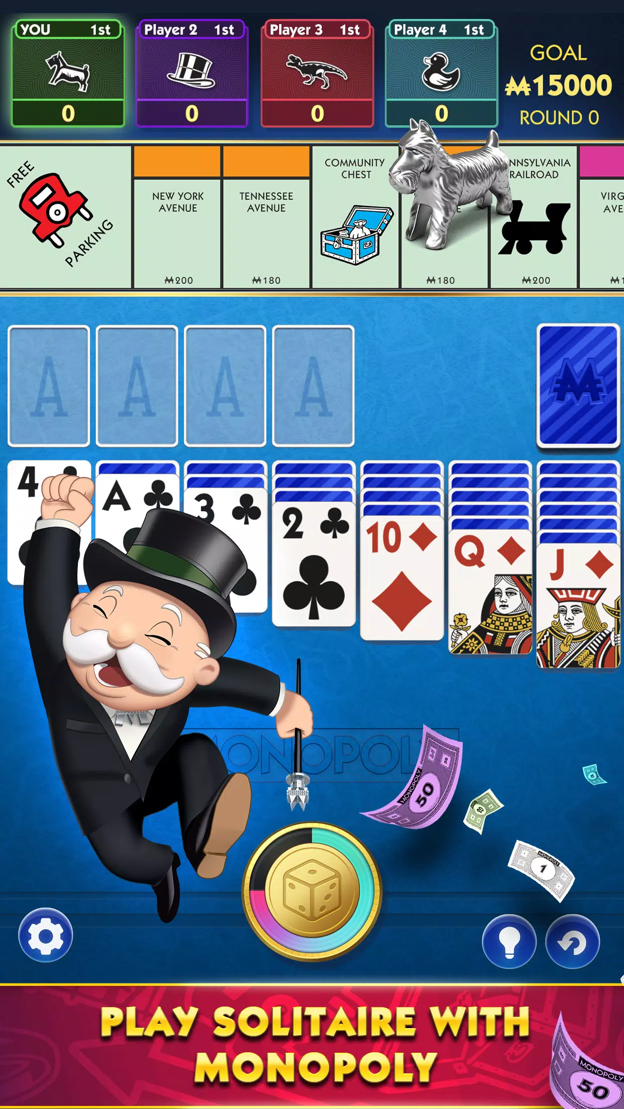 MONOPOLY Solitaire ภาพหน้าจอ 0