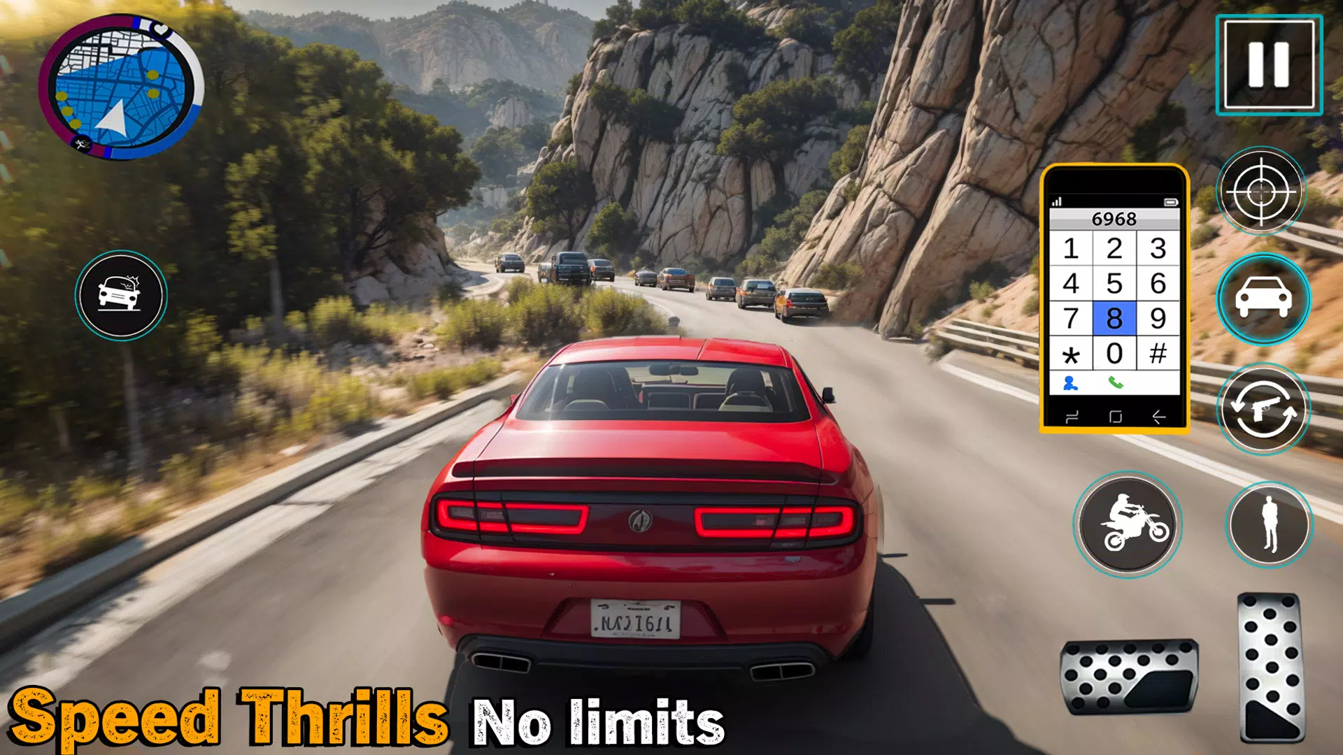 City Driving Car Simulator 3D Ekran Görüntüsü 2