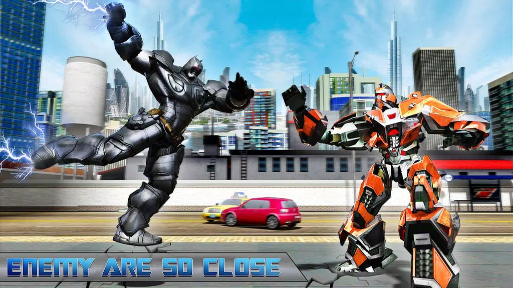 Flying Rope Hero Robot Fight Simulator应用截图第3张