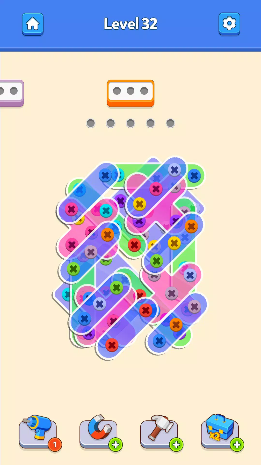 Screw Pin Jam Puzzle Nuts Bolt 螢幕截圖 2